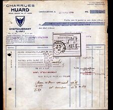 "CHATEAUBRIANT (44) AGRICULTURAL MACHINERY FACTORY / PLOUGH "Charles HUARD" in 1940