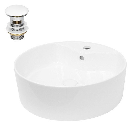 Lavabo salle bain rond - lavabo, de