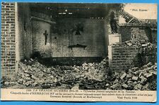 Old postcard: Chapel Boche d'HERBECOURT where the coffins... / War 14-18 / 1916