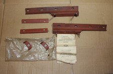 GENUINE ORIGINAL MOSKVITCH MUD FLAPS SPLASH GUARD MOUNTING BRACKET SET USSR NEW
