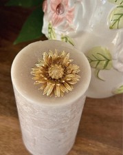 Broche chrysanthème Vintage