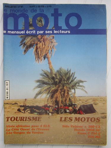 Monde moto n 81 - monde,