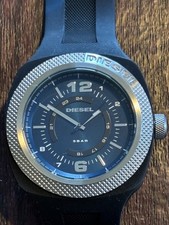Diesel men's watch, silicone band, 5 bar, model DZ-1441, free shipping