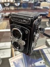 [Near MINT] Vintage YASHICA Yashica-Mat TLR Film Camera Black from JAPAN