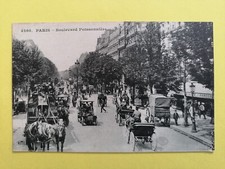 Old postcard PARIS Belle Animation TRANSPORT HIPPOMOBILE AUTOMOBILES COUPLINGS