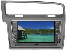  Adaptateurs pour les emplacements d'autoradios noir VOLKSWAGEN Golf VII   