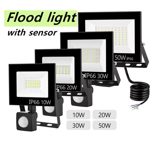Projecteur led pir - projecteur, détecteur