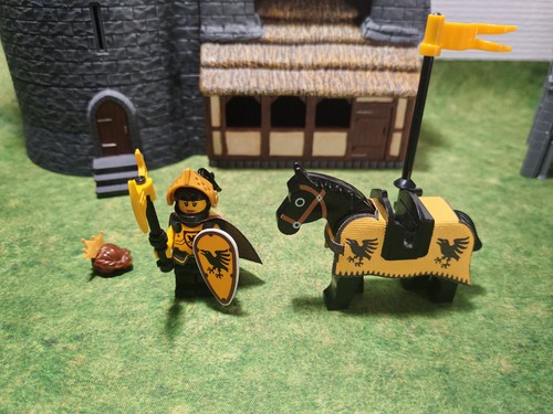 Lego castle moc black raven - castle,