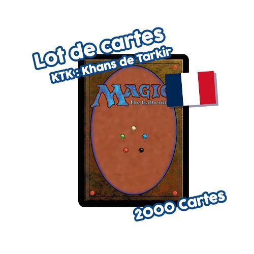 Lot 2000 cartes - de, magic: