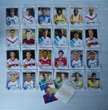 #Panini# 26 Images FOOT 93 - Dugarry, Blanc, Papin, Amoros... (PSG, RCL, OM...)
