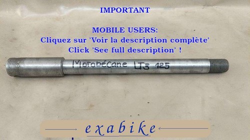 Axe roue avant pour - roue,