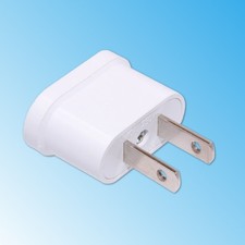 Adaptateur de Voyage Prise France Europe vers Amérique USA Blanc