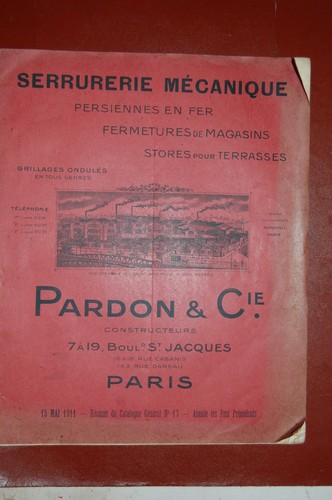 Catalogue serrurerie