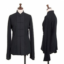 [Used] Robe de chambre COMME des GARCONS Lace switching Chinese button jacket Na