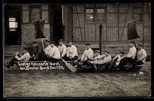 Carte postale photo soldats