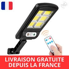 Lampe Solaire Extérieur 50W 800LM Détecteur Mouvement Lumière Éclairage Jardin