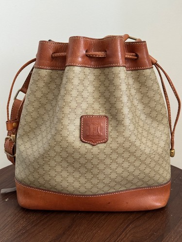 Sac seau céline macadam beige - sac,
