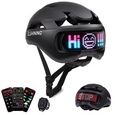 Casque vélo route LED écran