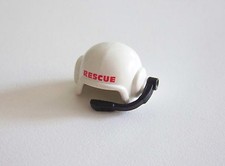 PLAYMOBIL (Y1266) HOSPITAL - White Helmet with Micro Rescue Red 4428