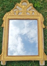 ANCIEN MIROIR A FRONTON EN