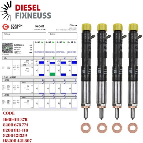 Injecteur renault clio - 4x,
