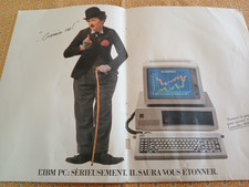 IBM PC Computer Advertising Charlie Chaplin CHARLOT 1980s Music