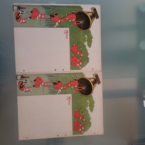 Cappiello menus vierges - ,
