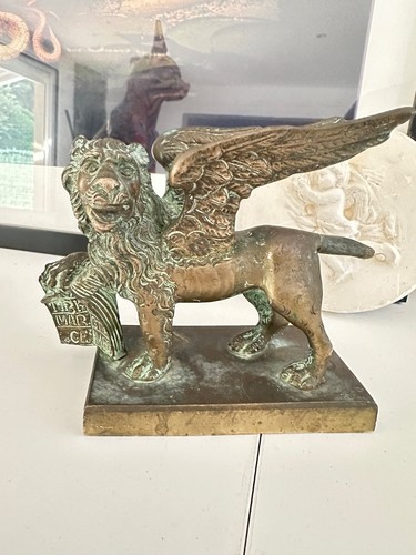 Statuette lion saint marc - saint,