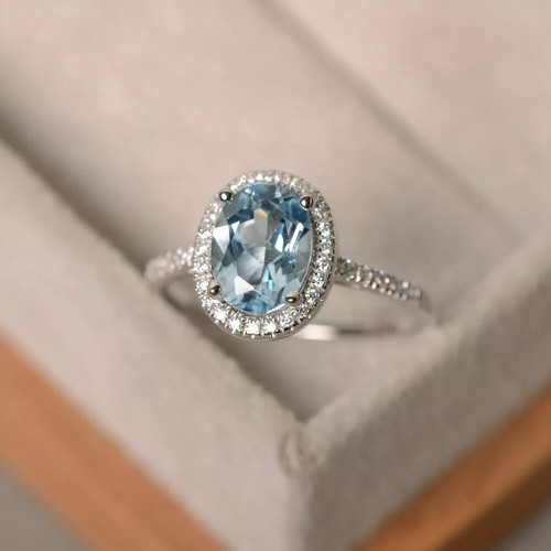 élégante bague blanc - bague,
