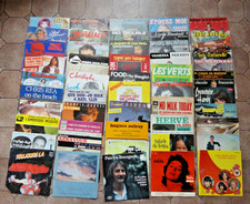 LOT (7) DE 50 DISQUES VINYLES