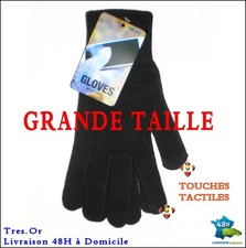 GANTS GRANDE TAILLE TACTILES
