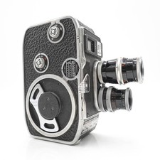 Bolex Paillard B8 B-8 Double 8mm Cine Film Camera w/2 Lens - Fully Working