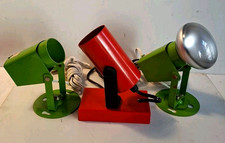lot de 3 spots Lita targetti design 70 vintage vert pomme orange