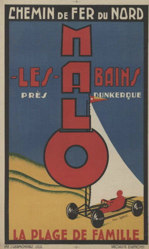 Affiche poster saint malo char - saint,