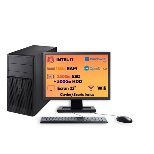 Tour intel 16go - pc, i7