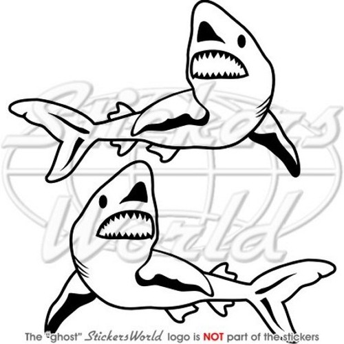 Grands mâchoires requin - mâchoires,