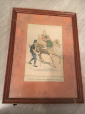 Petit Cadre Typogravure 19eme