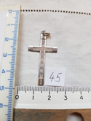 Croix pendentif argent - ,