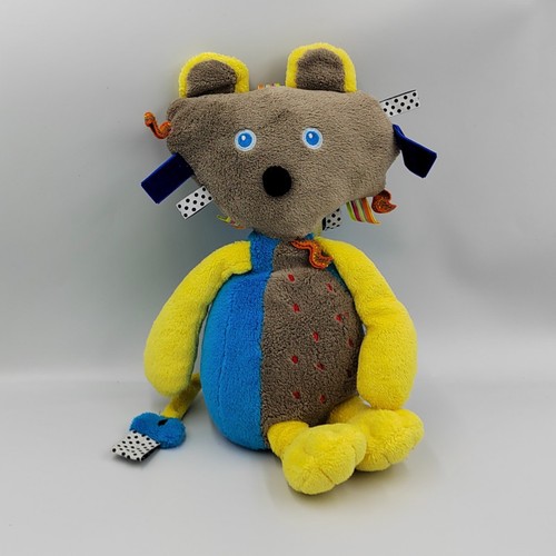 Doudou chien loup - , jaune