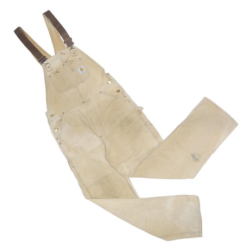 Carhartt salopette beige coton - salopette,