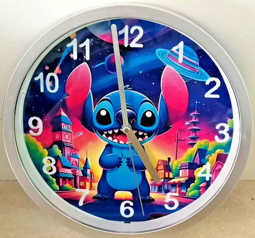 Pendule murale stitch - pendule, murale,