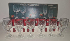 🥂 Coffret de 6 verres à liqueur Cristal d’Arques – Modèle Vendôme taillé croisé