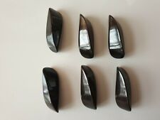 6 longs gros boutons manteau