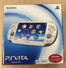 PS Vita 3G / Wi-Fi Model Crystal White PCH-1100 AB02 OLED Game Sony Japan