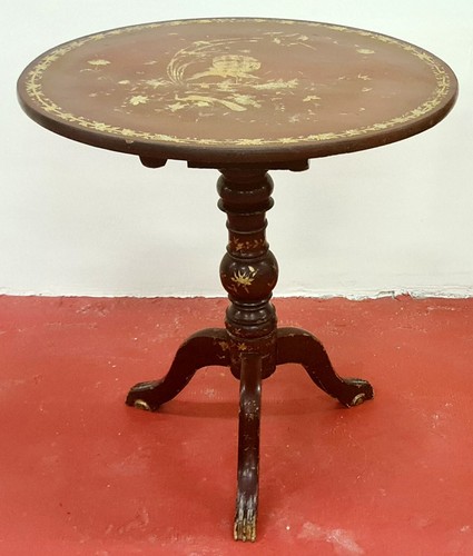 Table appoint bois laqué - bois,