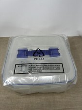 Lock & Lock Appetizer Handy Container with Removable Divided Tray -Blue