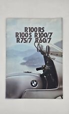 ORIGINAL BMW R100RS R100S R100/7 R75/7 20 PAGE ADVERTISING BROCHURE CATALOGUE