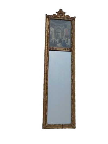 Vintage gilded trumeau - , wall