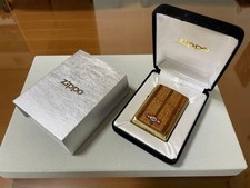 Zippo Lark Pacific Collection laiton bois inutilisé 2001 rare série n°0