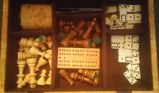 Nice Multi-Game Case - Chess - Dominoes - Backgammon